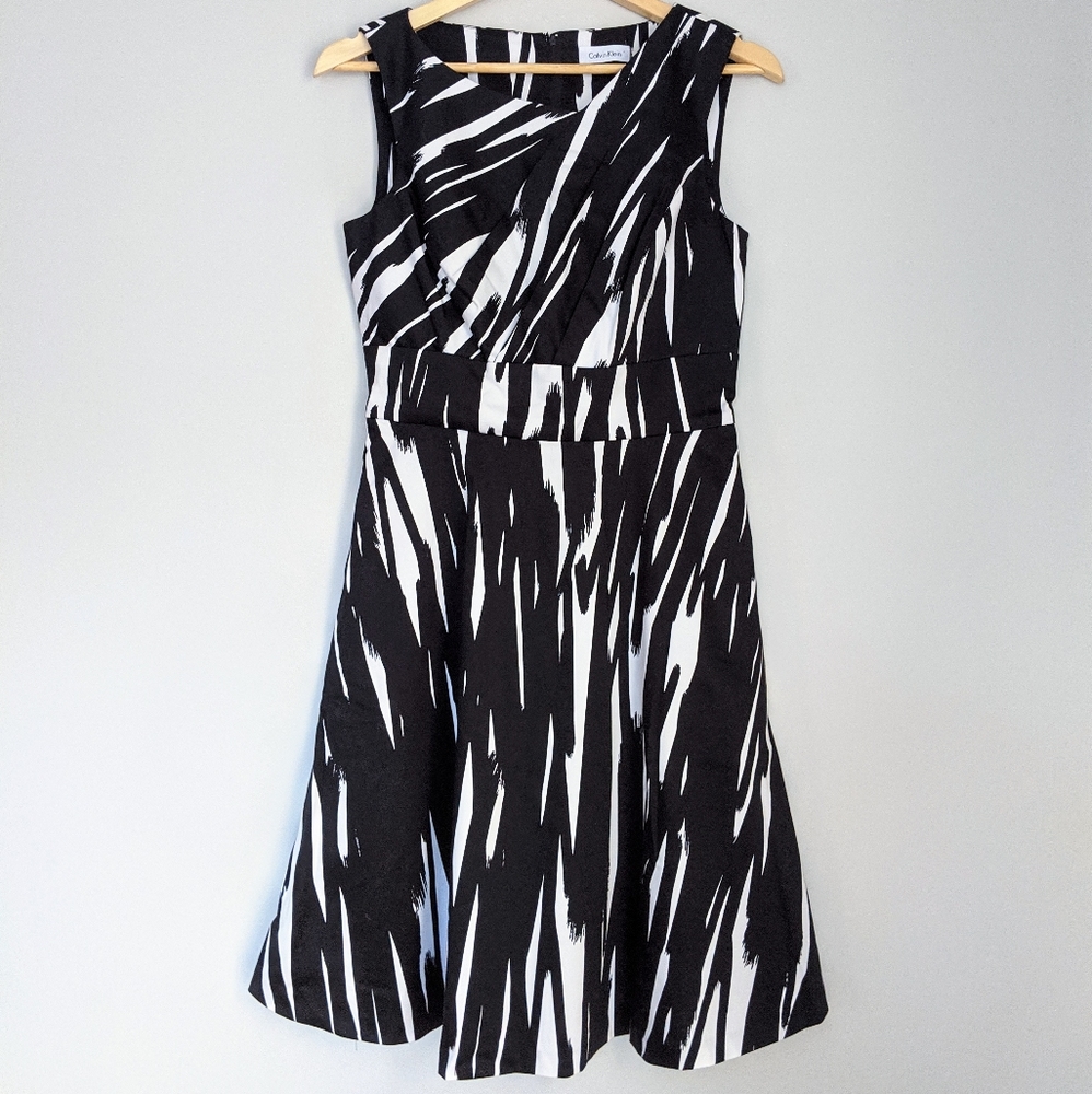 BNWOT Calvin Klein Cotton Fit and Flare Dress